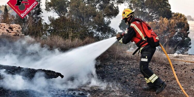 Controlado el incendio forestal declarado en Benidorm