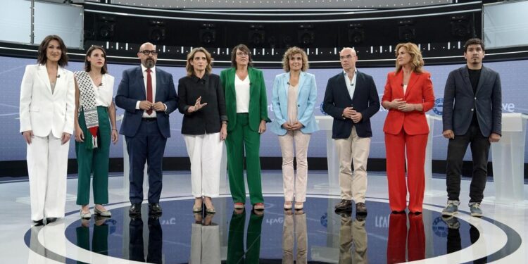 El debate de RTVE se convierte en un todos contra Ribera marcado por las tensiones de la política doméstica