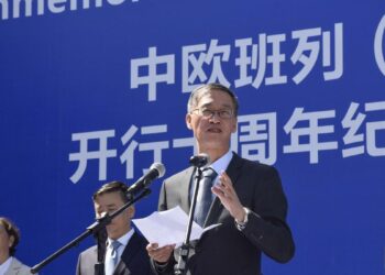 El tren más largo del mundo celebra diez años de intercambios entre China y España