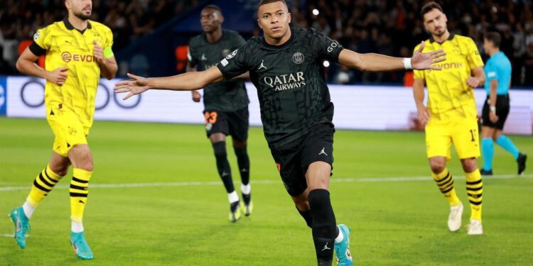 El Dortmund pone de nuevo a prueba al PSG de Mbappé