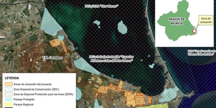 El Cinturón Verde del Mar Menor se desbloquea después de más de un año