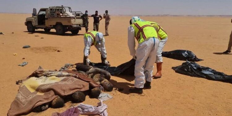 Libia, centro del infame tráfico de personas