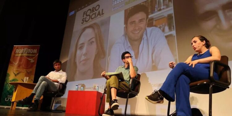 Stella Assange, en el Rototom: ‘Julian es hoy un hombre libre por el movimiento social’