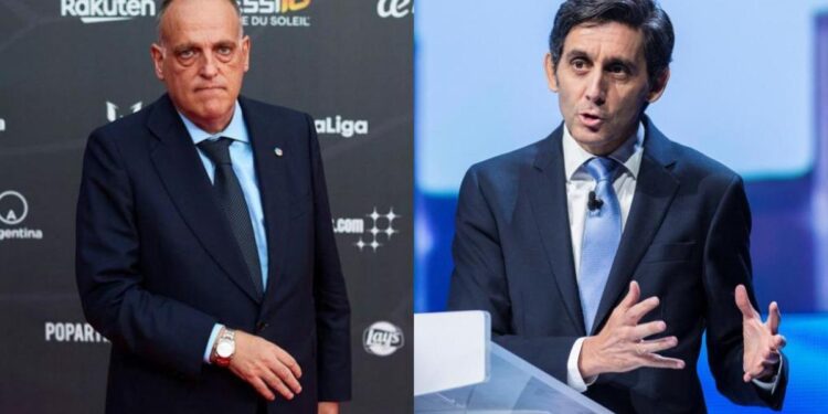 LaLiga y Telefónica firman por tres años a la espera de que Competencia permita ampliar a cinco