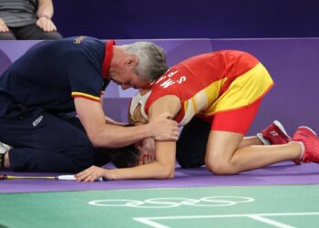 ‘Carolina está hundida; me ha dicho ‘me he roto’ cuando ha caído al suelo’