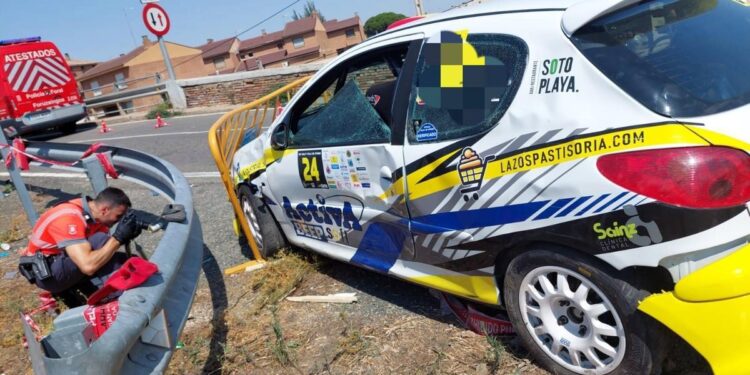Un atropello múltiple en un rally de Navarra provoca heridas a 18 personas