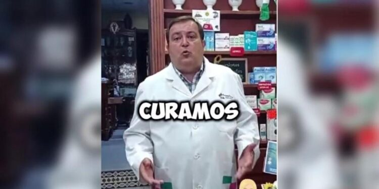 Esta farmacia de Alicante se viraliza en redes con su versión de Potra Salvaje