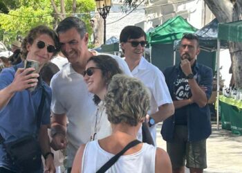 Pedro Sánchez, en Lanzarote