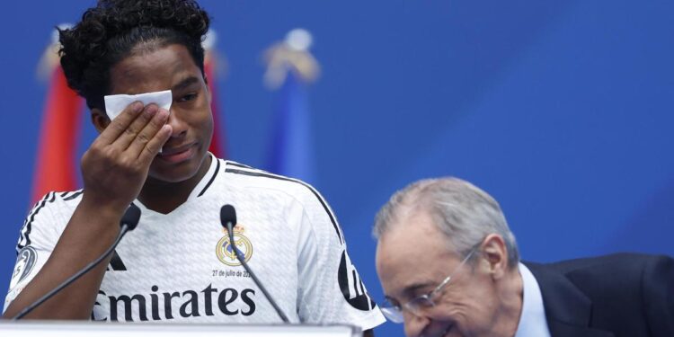 El Real Madrid presenta a Endrick, su ‘menino de ouro’: un juvenil para revolucionar el primer equipo