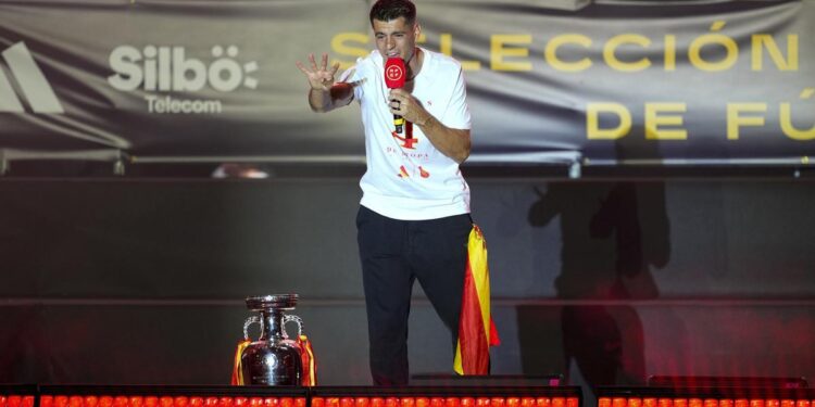 La UEFA investiga los cánticos de ‘Gibraltar español’ de Morata y Rodri