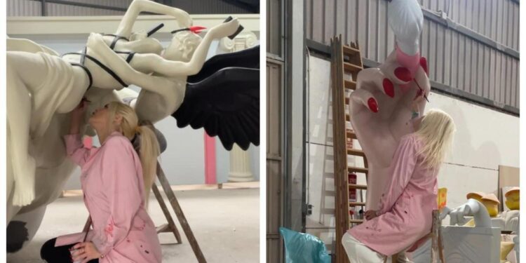 De la teta de Rigoberta a plantar una falla en Torrent (Valencia)