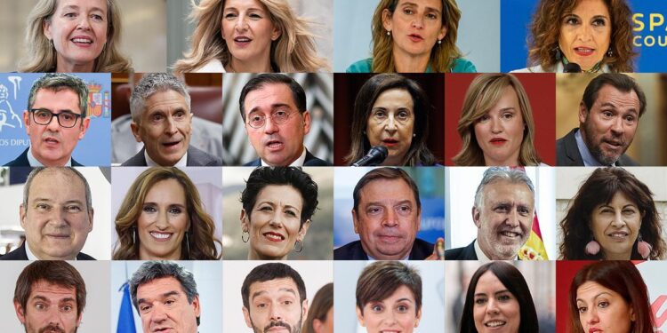 Así queda el Consejo de Ministros del nuevo Gobierno de Pedro Sánchez