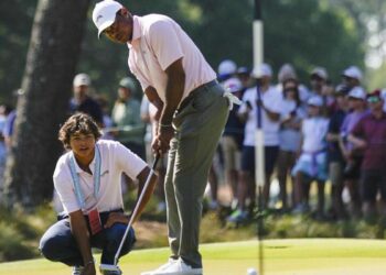 Tiger Woods acude al US Open con un nuevo instructor de swing: su hijo Charlie