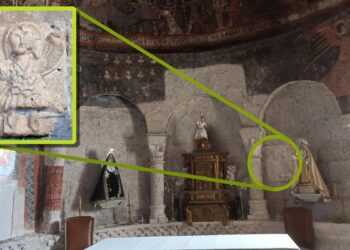 La misteriosa figura de una iglesia románica de Segovia cuya restauración descubrió unas pinturas murales únicas