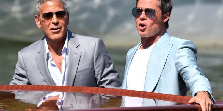 La Mostra saca brillo a George Clooney y Brad Pitt