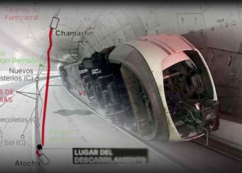 El accidente del tren en el túnel entre Atocha y Chamartín en gráficos: así ha sido el descarrilamiento