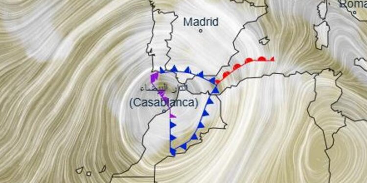 Un ‘río atmosférico’ cargado de agua desde África contribuyó a la DANA