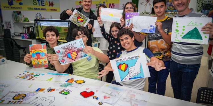 Dibujos de esperanza desde Badajoz a Valencia