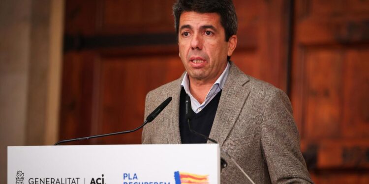 La Generalitat Valenciana asegura que no pagó la comida de Mazón el día de la DANA y dice que se cargó al PP