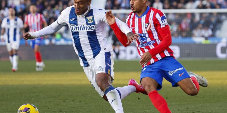 El Atlético se lleva un palo con el que no contaba: cae en Leganés y pone fin a la mejor racha de victorias de su historia