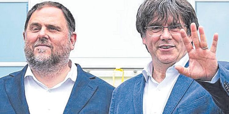Puigdemont y Junqueras se reunirán este jueves en Bélgica