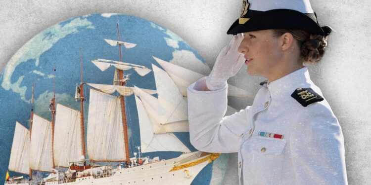 La experiencia ‘irrepetible y única’ de Leonor a bordo del Juan Sebastián Elcano, la embajada flotante española