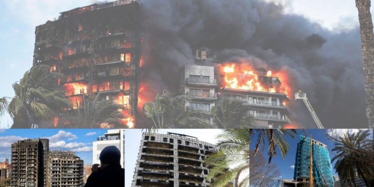 Incendio de Campanar | El edificio espera su reconstrucción