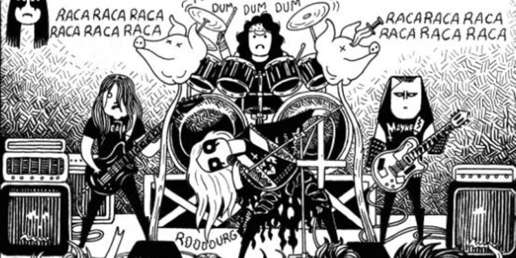 ‘Black Metal’: satanismo, asesinatos, quema de iglesias y otras locuras de los adolescentes noruegos de los 90, en viñetas