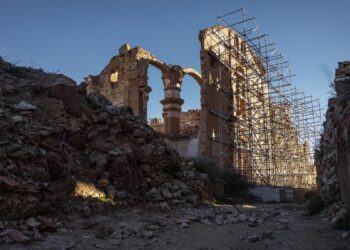 La segunda muerte de Belchite: las ruinas entran en la lista de 25 enclaves históricos del mundo en riesgo de desaparecer