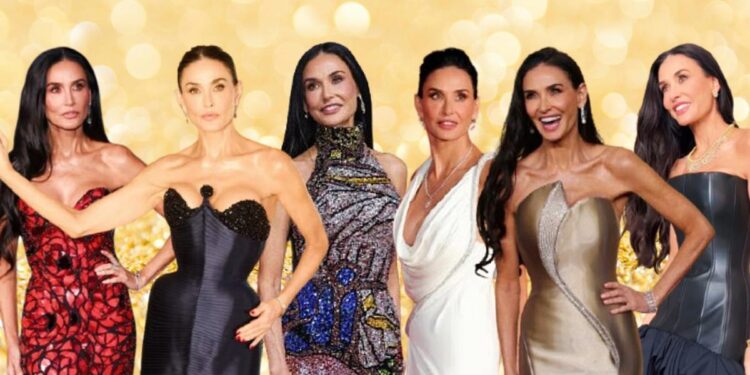 Demi Moore, ha renacido una estrella: los secretos de vestuario de la nueva diosa de las alfombras rojas