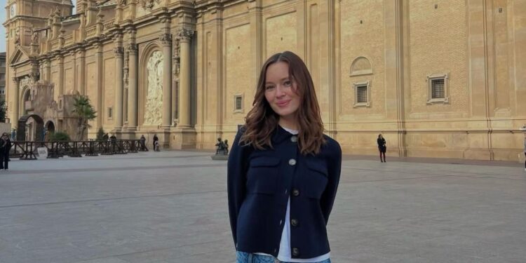 La ‘influencer’ estadounidense enamorada de Zaragoza: ‘Es una de las ciudades más infravaloradas de España’