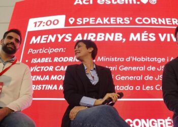 Isabel Rodríguez, ministra de Vivienda: “Los alojamientos turísticos ilegales no pueden tener barra libre”