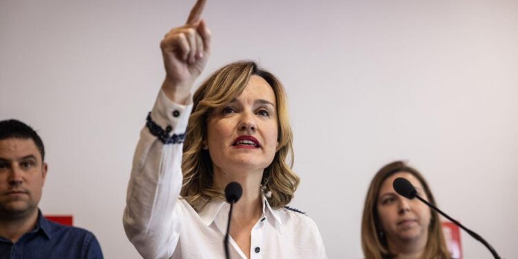 Pilar Alegría, futura secretaria general del PSOE en Aragón: ‘A Azcón le ganamos en 2019 y le ganaremos en 2027’
