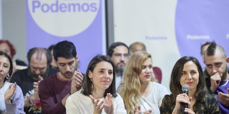 Podemos marca perfil bajo en su 8M más difícil por el caso Monedero mientras Sumar busca pasar página tras soltar lastre con Errejón