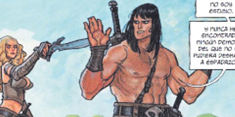 ‘Conan el cimmerio. Clavos rojos’: ‘le grand Conan’
