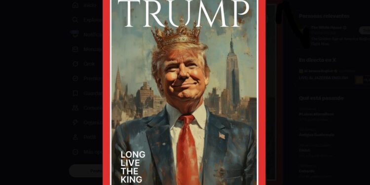 Trump subraya que no bromea cuando habla de presentarse a un tercer mandato