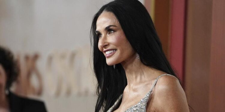 Así ha sido la reacción de Demi Moore al perder el Oscar a Mejor Actriz