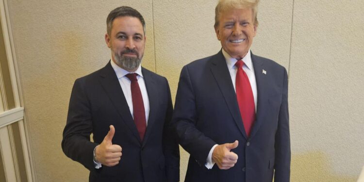 Abascal sale en defensa de Trump: ‘Úrsula, Macron, Soros, Sánchez y Feijóo… Lo único que pretenden es la continuidad del ‘wokismo»