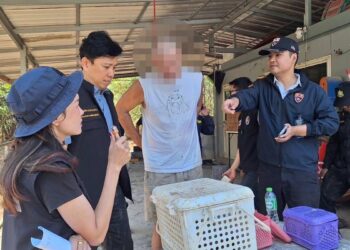 Frank Cuesta, detenido en Tailandia por la posesión ilegal de animales protegidos