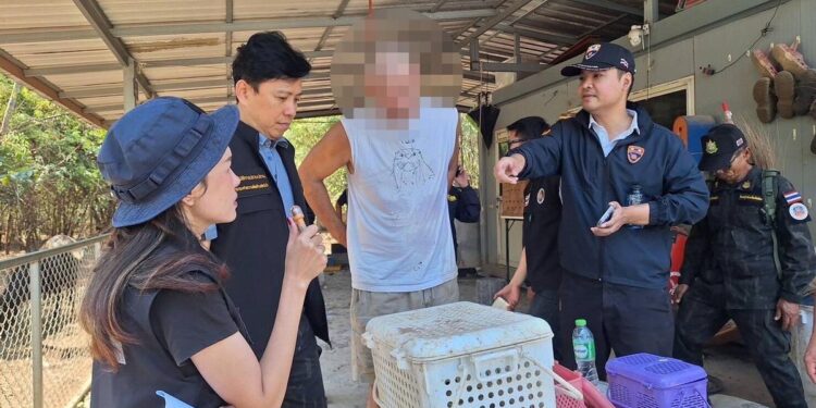 Frank Cuesta, detenido en Tailandia por la posesión ilegal de animales protegidos