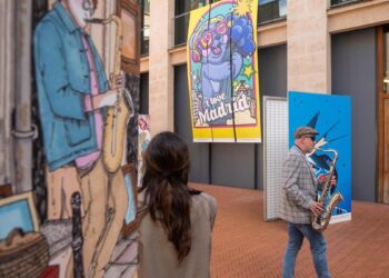 Madrid se redibuja: 16 artistas reinterpretan los símbolos de la capital en la Serrería Belga