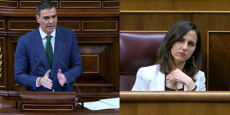 Sánchez arrecia sus críticas a Podemos y recuerda que el gasto en defensa subió con ellos en el Gobierno: ‘No dijo nada porque quería seguir’