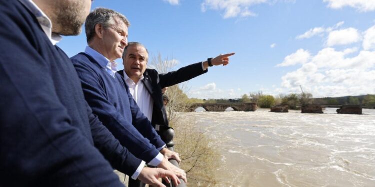 Feijóo pide en Talavera un plan nacional para la gestión del agua y la prevención de inundaciones