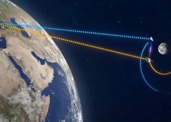 China logra la primera telemetría láser diurna en el espacio Tierra-Luna