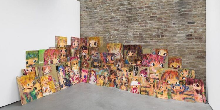 Pintar con los dedos y sentirse paraíso en la nueva exposición de Ayako Rokkaku en el Thyssen