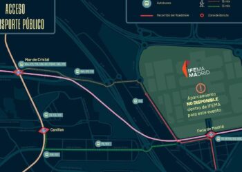 Metro refuerza este sábado las líneas 4 y 8 por la exhibición de Carlos Sainz en el futuro circuito de F1 de Ifema