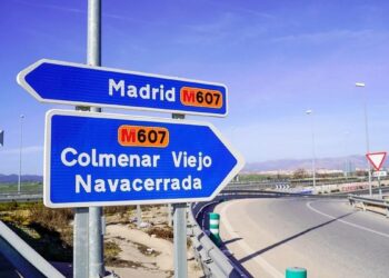 Cortes y desvíos para salir de Colmenar a Madrid por las obras del tercer carril de la M-607