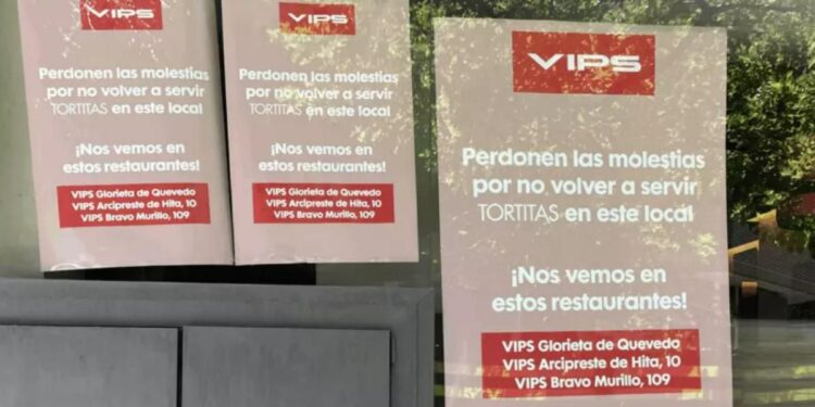 Cierra el primer Vips de España: más de 50 años con sabor a sirope y tortitas en Madrid