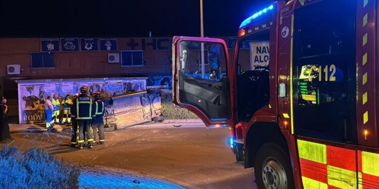 Fallece una joven en un accidente de tráfico tras el vuelco de un turismo en Collado Villalba