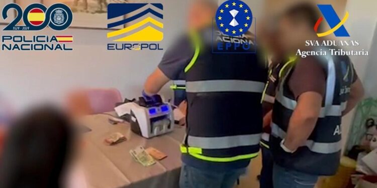 Desarticulada una organización criminal internacional dedicada al fraude fiscal en importaciones textiles desde China con base operativa en Fuenlabrada y Sevilla